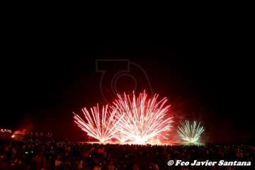 Los fuegos de Melenara 2018 (Foto Francisco Santana Ravelo)